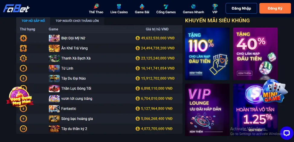 Bước 3: Thăng cấp VIP tim88 win
